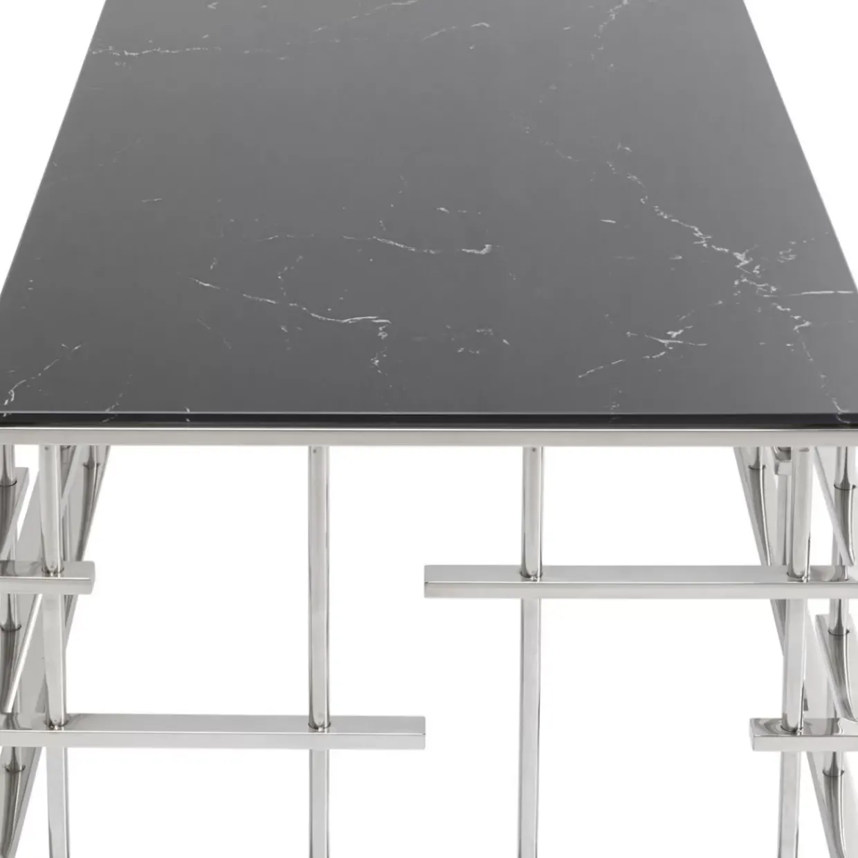 Couchtisch Rome Silber 130X70Cm