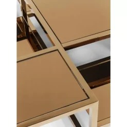 Couchtisch Steps Gold 120X120Cm