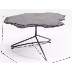 Couchtisch Vulcano 82X92Cm