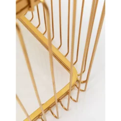 Couchtisch Wire Glas Marble Weis 145X70Cm