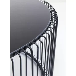 Couchtisch Wire Uno Schwarz O80Cm