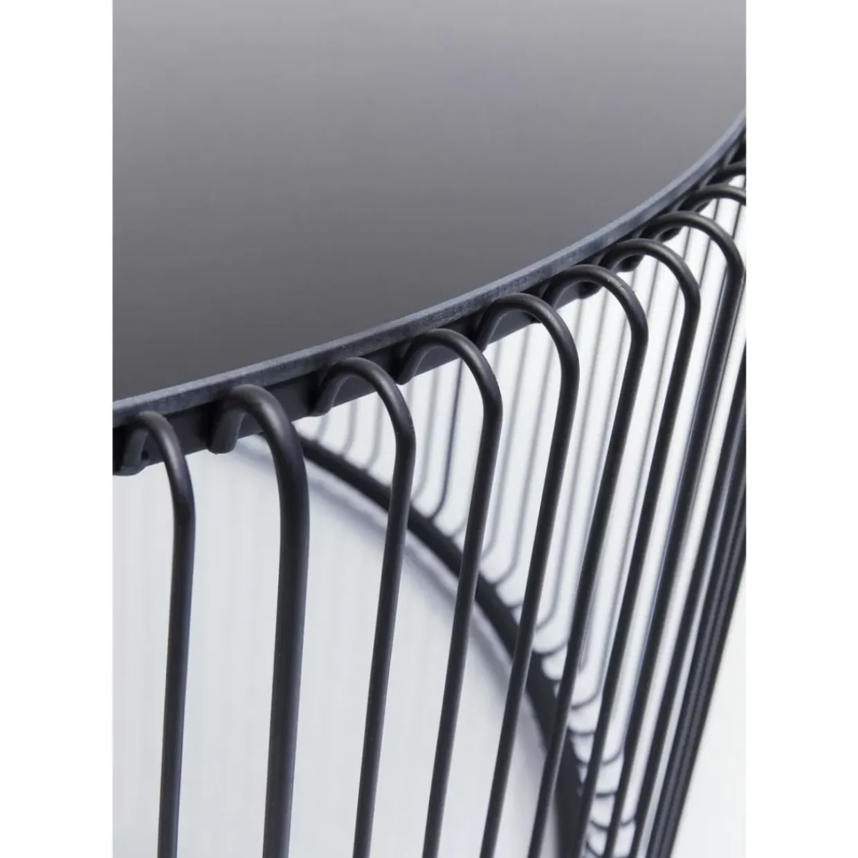 Couchtisch Wire Uno Schwarz O80Cm