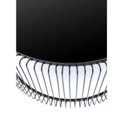 Couchtisch Wire Uno Schwarz O80Cm