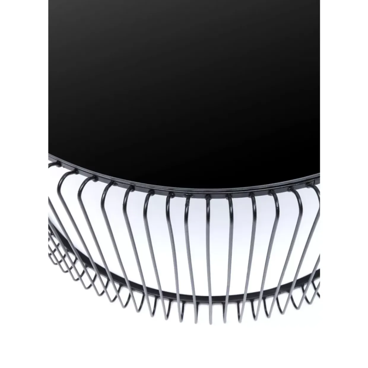 Couchtisch Wire Uno Schwarz O80Cm