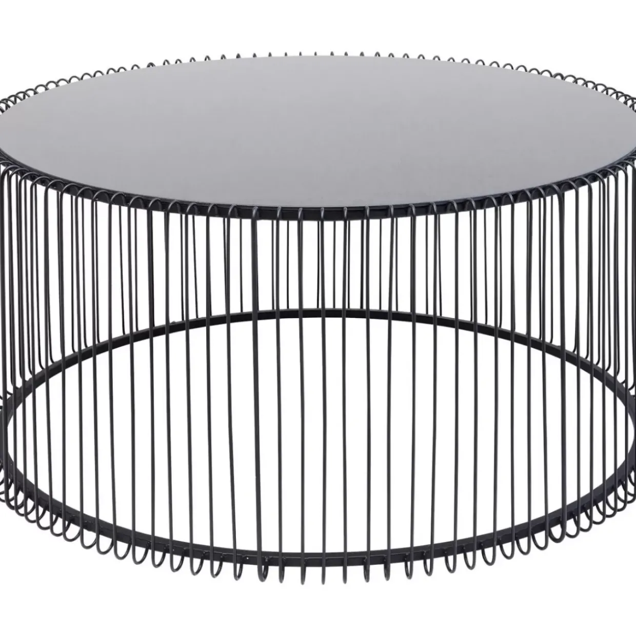 Couchtisch Wire Uno Schwarz O80Cm
