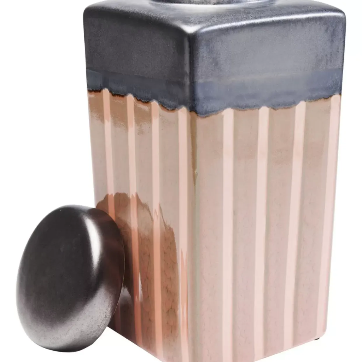 Deko Dose Mocca Stripes 30Cm