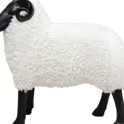 Deko Figur Bathilde Ram Weis 78Cm