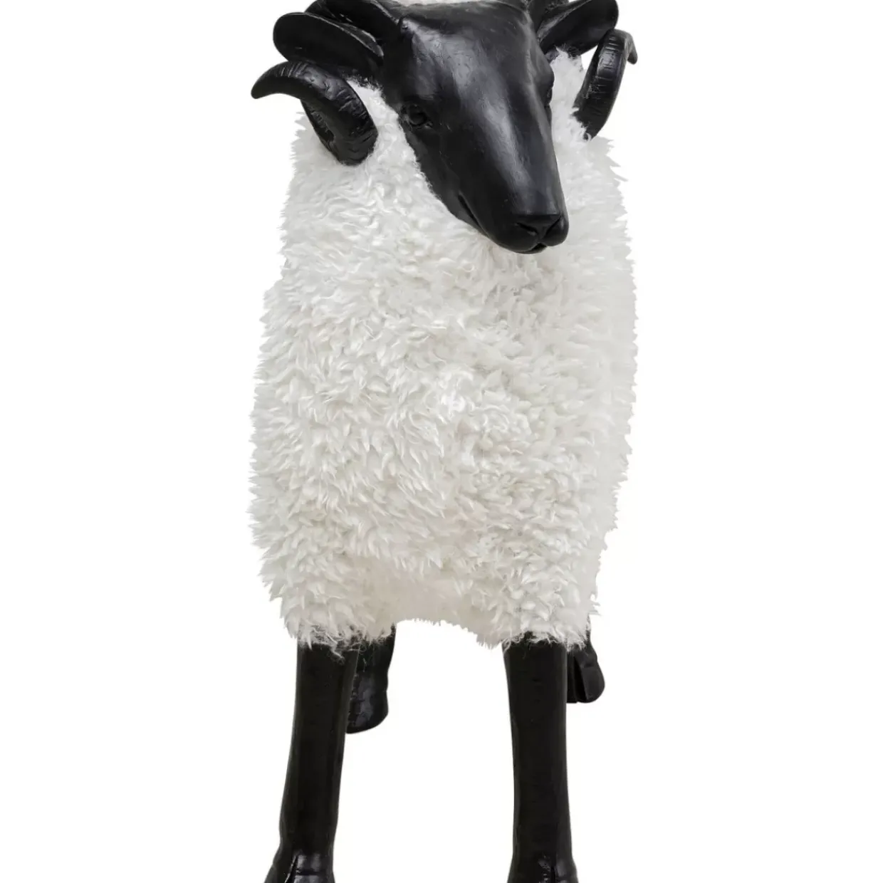 Deko Figur Bathilde Ram Weis 78Cm