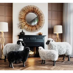 Deko Figur Bathilde Weis 73Cm