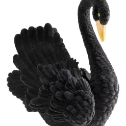 Deko Figur Black Swan 28Cm