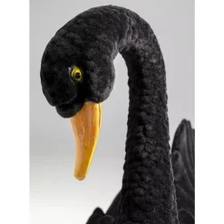 Deko Figur Black Swan 28Cm