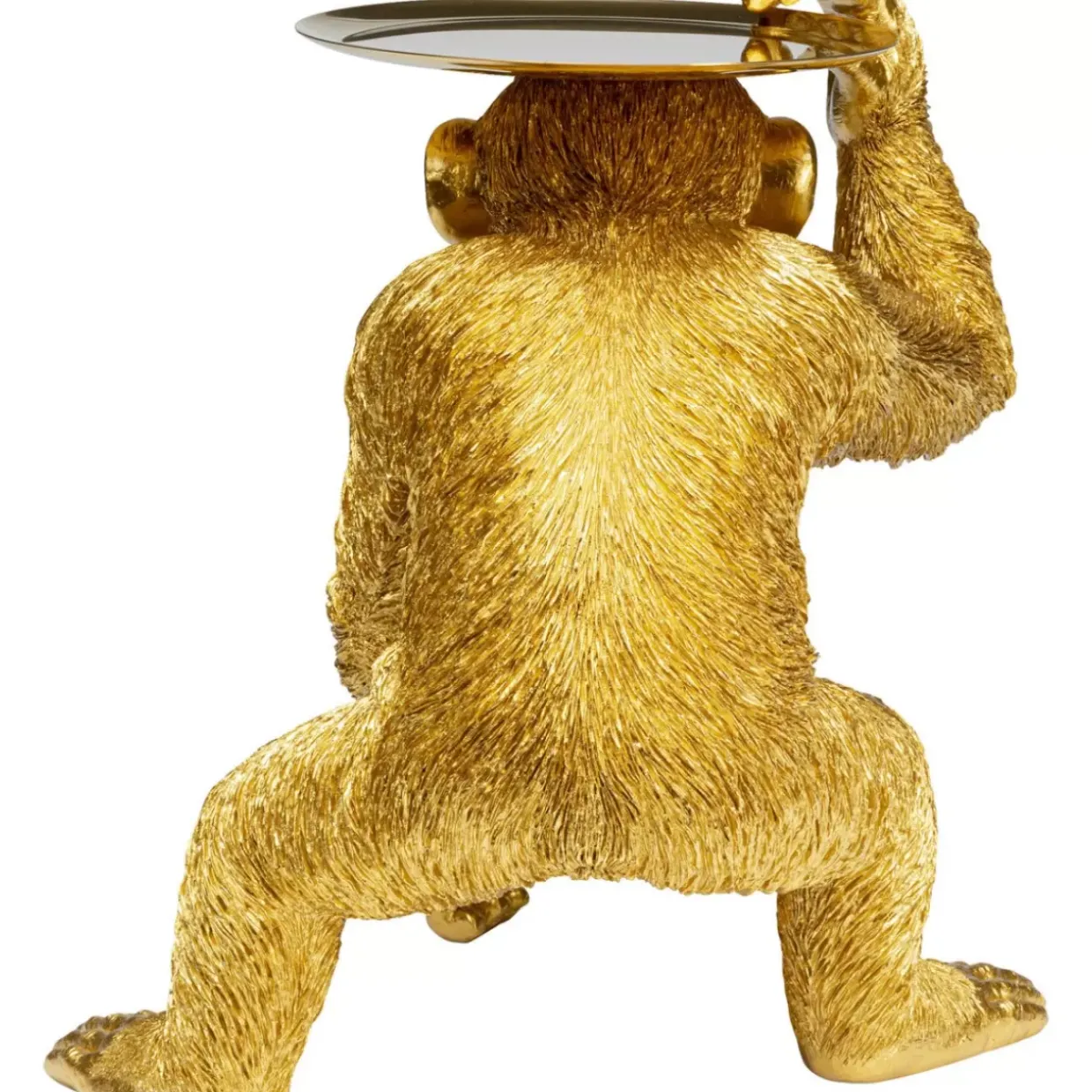 Deko Figur Butler Playing Chimp Gold 52Cm