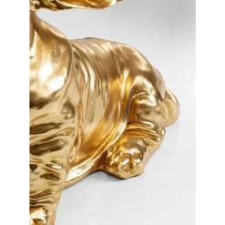 Deko Figur Coiffed Dog Gold 52Cm