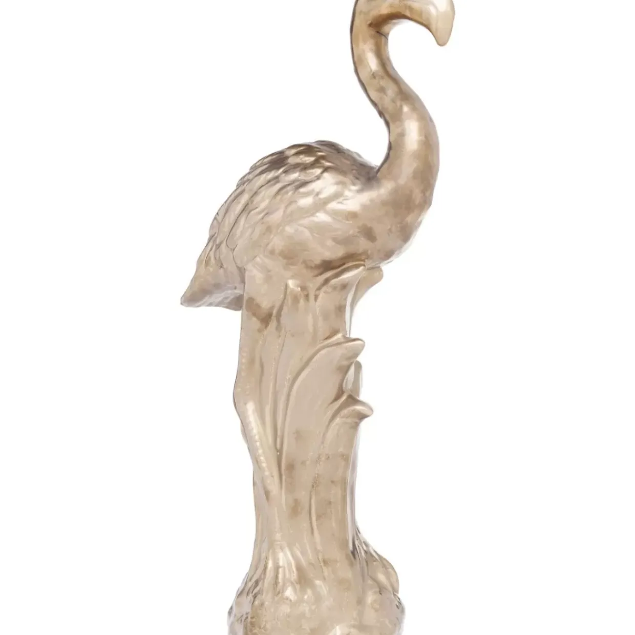 Deko Figur Flamingo Side Gold