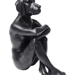 Deko Figur Gangster Dog Black
