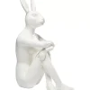 Deko Figur Gangster Rabbit Weis