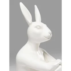 Deko Figur Gangster Rabbit Weis