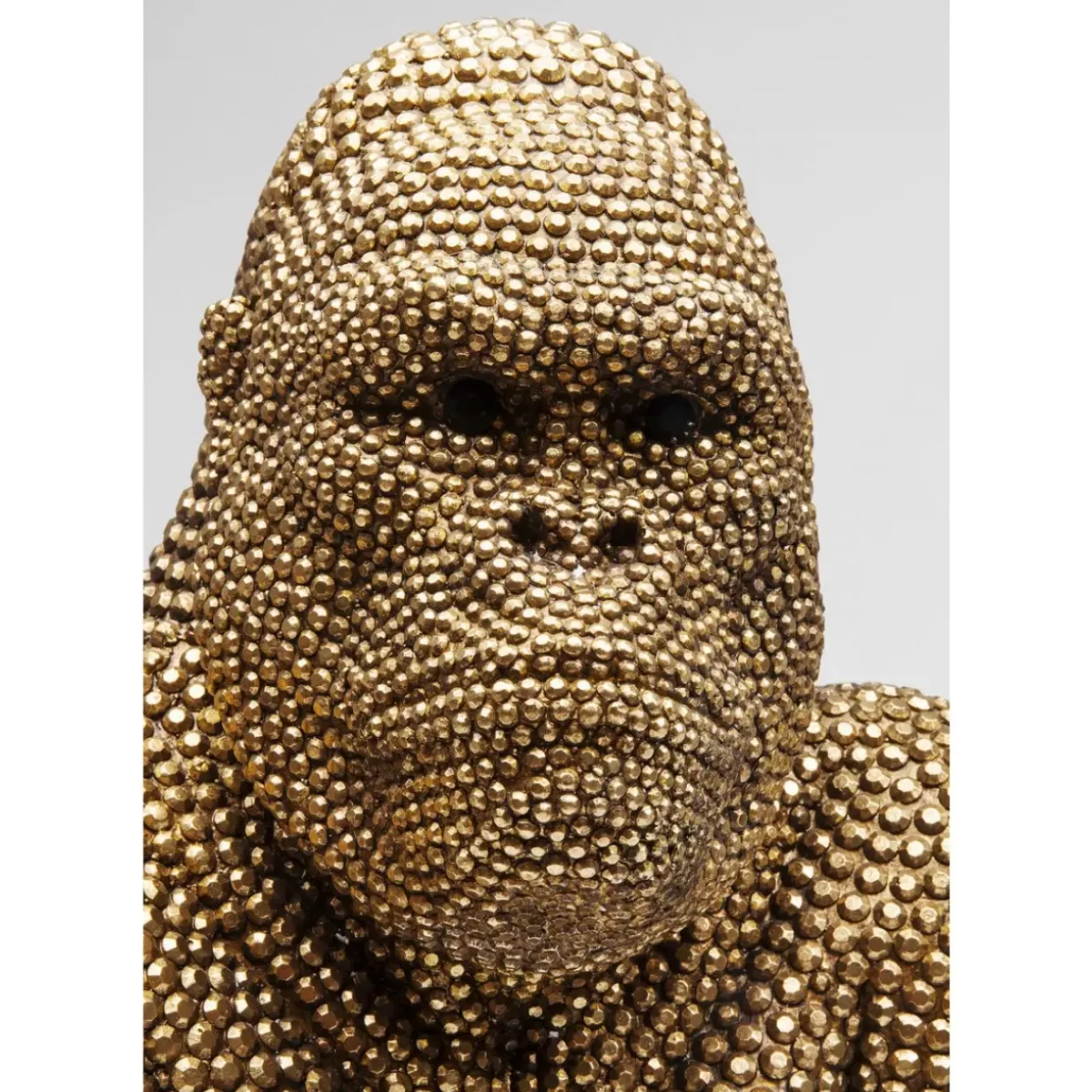 Deko Figur Gorilla Gold 80Cm
