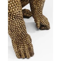 Deko Figur Gorilla Gold 80Cm
