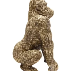 Deko Figur Gorilla Gold 46Cm