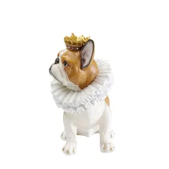 Deko Figur King Dog Braun 29Cm