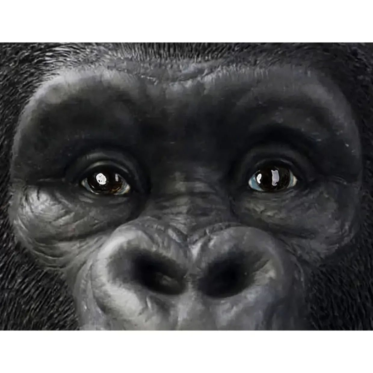 Deko Figur Monkey Gorilla Front Xxl