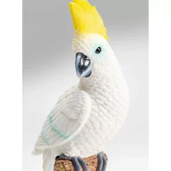 Deko Figur Parrot Cockatoo Weis 38Cm