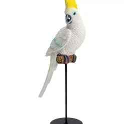 Deko Figur Parrot Cockatoo Weis 38Cm