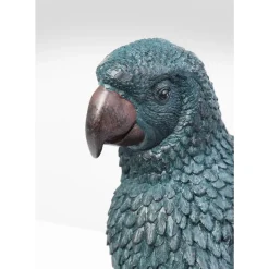 Deko Figur Parrot Petrol
