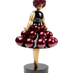 Deko Figur Primaballerina Pom Lila 35Cm
