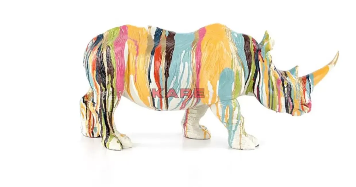 Deko Figur Rhino Colore 26Cm