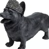 Deko Figur Royal Standing Corgi Schwarz