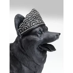 Deko Figur Royal Standing Corgi Schwarz