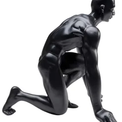 Deko Figur Runner Schwarz 25Cm