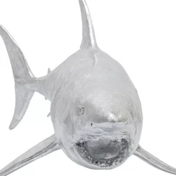 Deko Figur Shark Henry Silber 106Cm