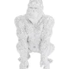 Deko Figur Shiny Gorilla Silber 80Cm