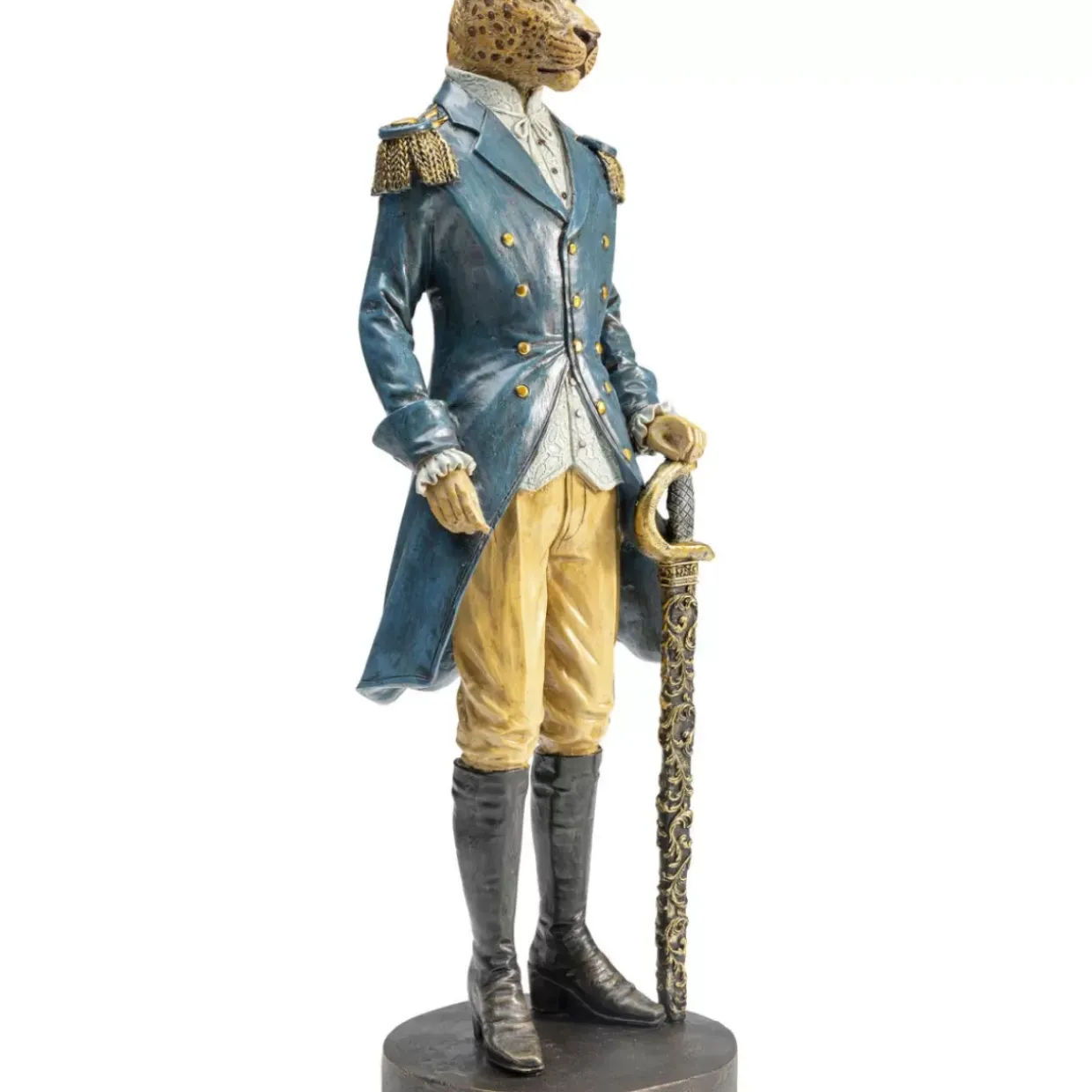 Deko Figur Sir Leopard Standing