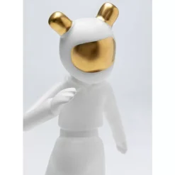 Deko Figur Skating Astronaut Weis 33Cm