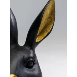 Deko Figur Sweet Rabbit Schwarz 23Cm