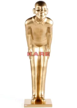 Deko Figur Welcome Guests Gold Xl