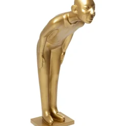 Deko Figur Welcome Guests Gold Xl