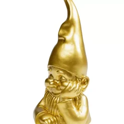 Deko Figur Zwerg Gold 21Cm