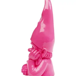 Deko Figur Zwerg Pink 21Cm