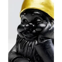 Deko Figur Zwerg Schwarz 21Cm