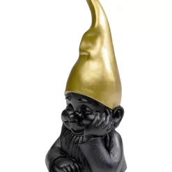 Deko Figur Zwerg Schwarz 21Cm