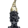 Deko Figur Zwerg Standing Schwarz Gold 46Cm