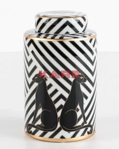 Deko Gefas Panther 25Cm