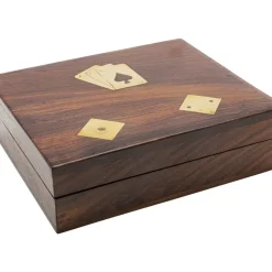 Deko Karten Box Gamble Wood (7/Tlg.)