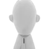 Deko Objekt Abstract Face Silber 22Cm