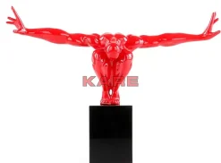 Deko Objekt Athlet Rot